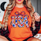 Floral Coquette USA Tee | Stars and Stripes Collection | Unisex Pre-Shrunk T-Shirt