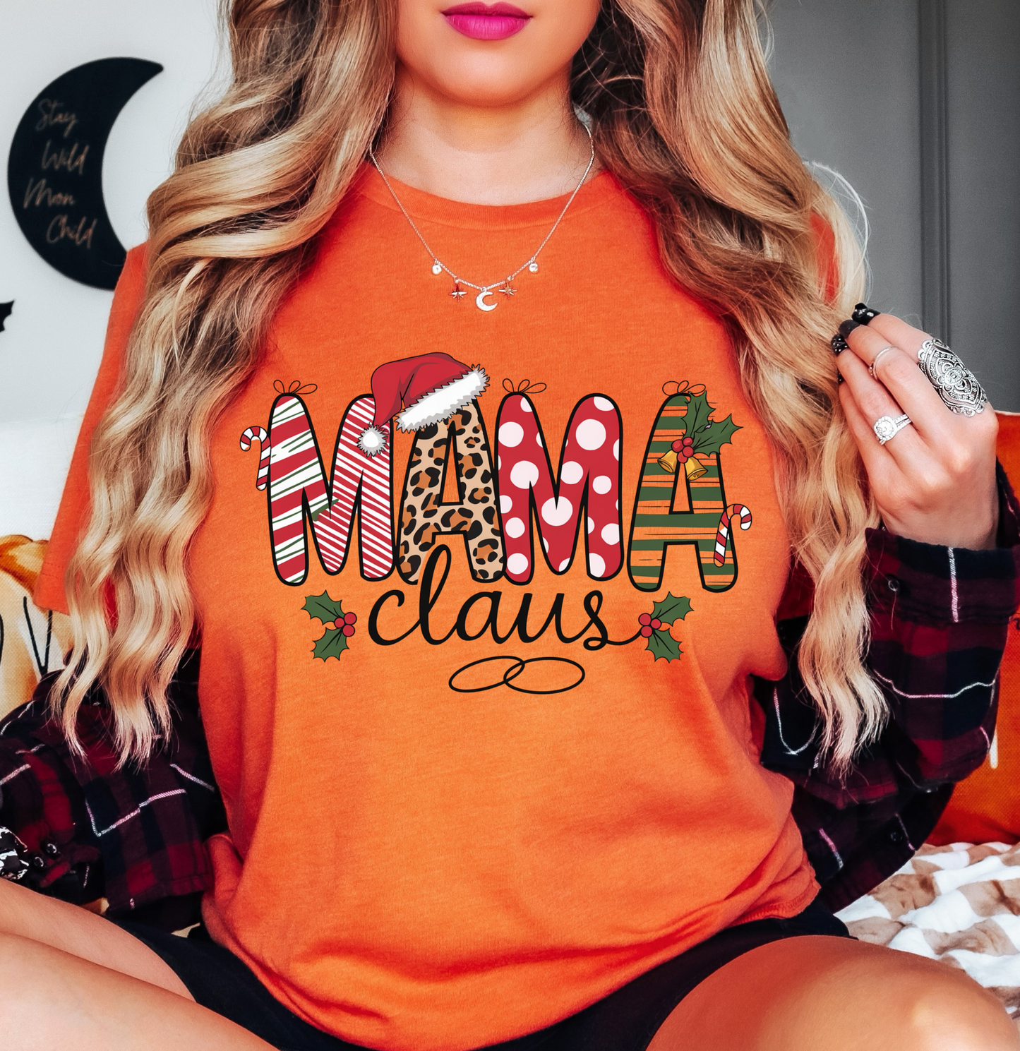 Mama Claus Tee | Mama Mode Activated Collection | Unisex Pre-Shrunk T-Shirt