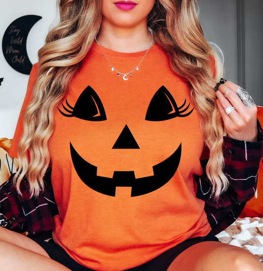 Cutie Jack O' Lantern Tee | Boo-tiful Vibes Collection | Unisex Pre-Shrunk T-Shirt