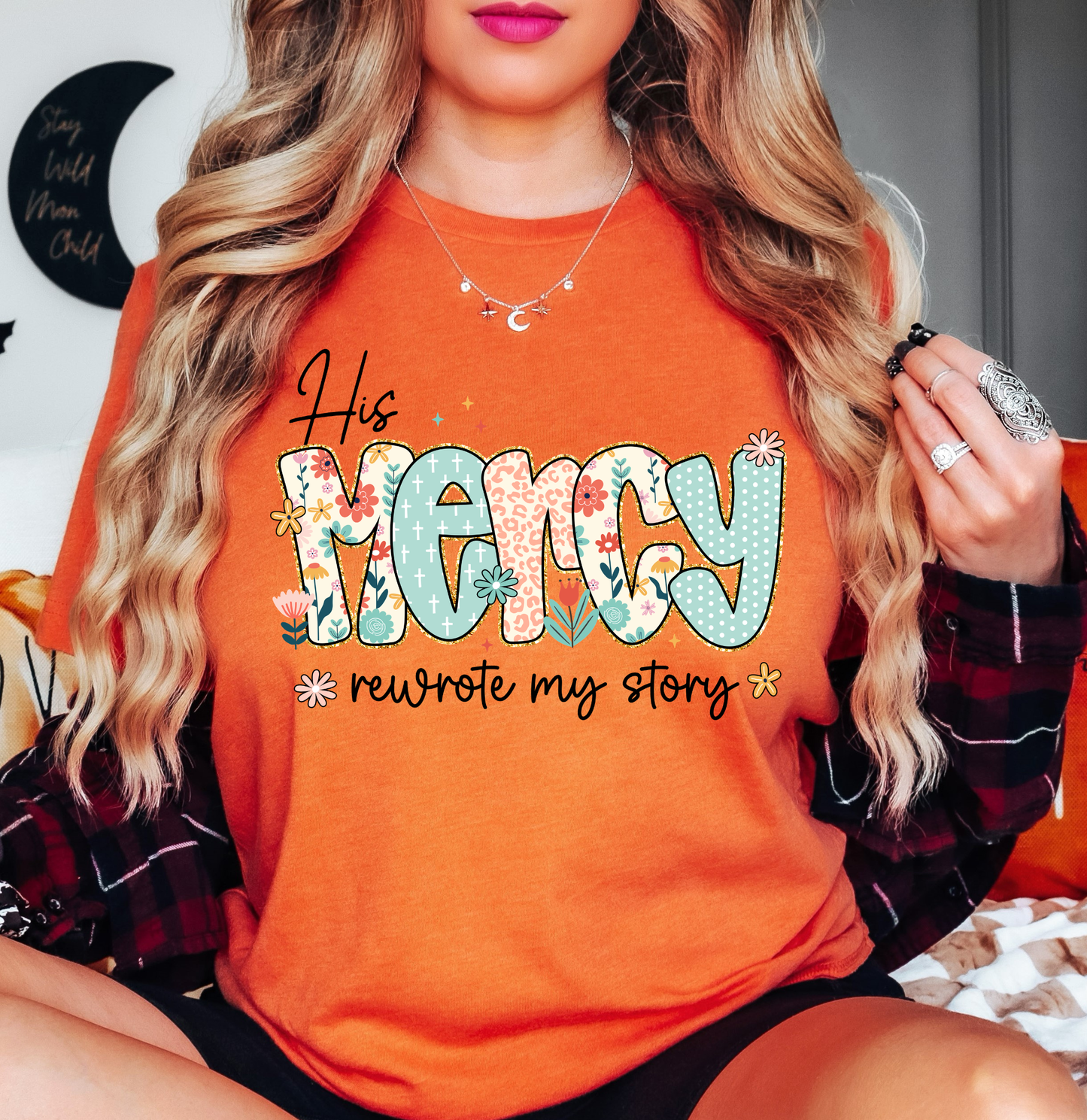 His Mercy Rewrote My Story Tee | Walk By Faith Collection | Unisex Pre-Shrunk T-Shirt