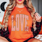 Retro Checkered Love Tee | XoXo Love Collection | Unisex Pre-Shrunk T-Shirt