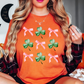 Coquette Bow and Clovers Tee | Feeling Lucky Collection | Unisex Pre-Shrunk T-Shirt