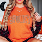 Spooky Varsity Tee | Boo-tiful Vibes Collection | Unisex Pre-Shrunk T-Shirt