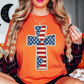 Patriotic Cross Tee | Stars and Stripes Collection | Unisex Pre-Shrunk T-Shirt
