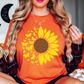 Sunflowers and Butterflies Tee | Hoppin' Into Spring Collection | Unisex Pre-Shrunk T-Shirt
