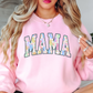 Retro Easter Mama Sweatshirt | Mama Mode Activated Collection | Unique Gifts for Family Friends