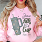 Jesus Fills My Cup Sweatshirt | Walk By Faith Collection | Unique Gifts for Family and Friends