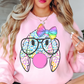 Nerdy Bunny Sweatshirt | Hoppin' Into Spring Collection | Unique Gifts for Family Friends