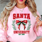 Santa University Sweatshirt | Tis The Season Collection | Unique Gifts for Family Friends