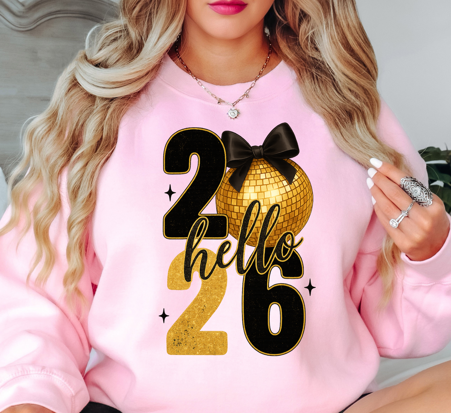 Hello 2026 New Year Sweatshirt | New Year Magic Collection | Unique Gifts for Family Friends