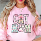 Preppy Cat Mom Sweatshirt | Pawsitive Vibes Collection | Unique Gifts for Family and Friends