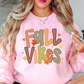 Floral Fall Vibes Sweatshirt | Falling For You Collection | Unique Gifts for Family Friends