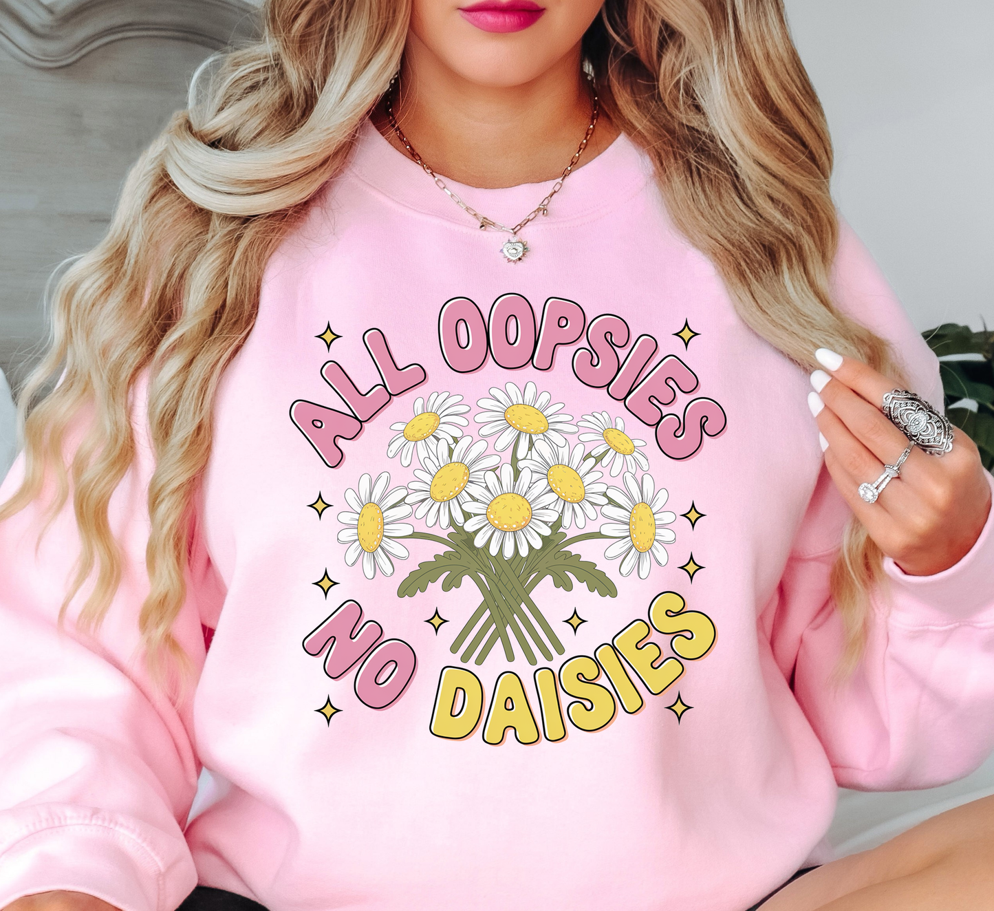 Oops Daisy Sweatshirt | Spring Fling Collection | Unique Gifts for Family Friends