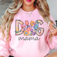 Colorful Dog Mama Sweatshirt | Pawsitive Vibes Collection | Unique Gifts for Family and Friends