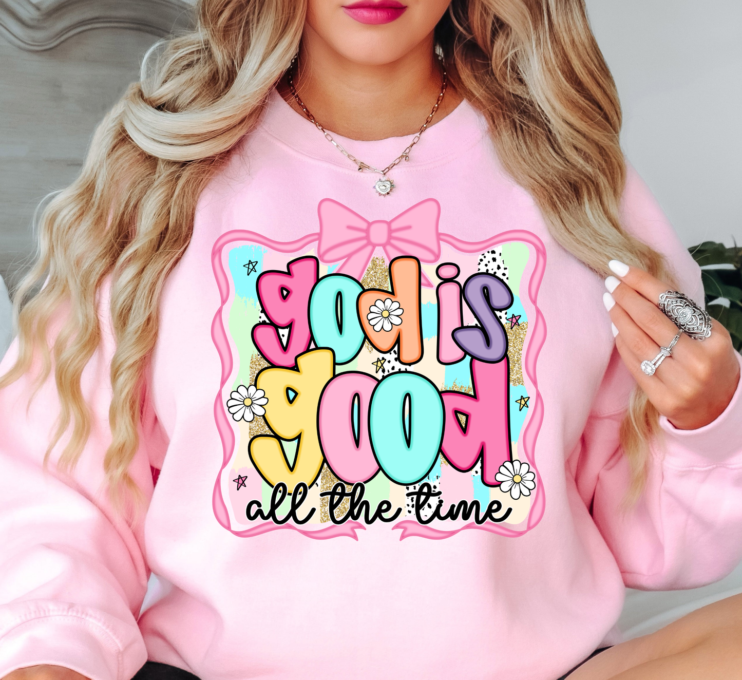 God is Good (All The Time) Sweatshirt | Walk By Faith Collection | Unique Gifts for Family and Friends