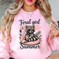 Feral Girl Summer Sweatshirt | Beach Breeze Collection | Unique Gifts for Family Friends