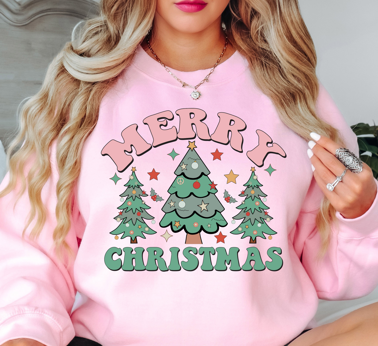 Merry Christmas Sweatshirt | Tis The Season Collection | Unique Gifts for Family Friends