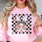 Bandana Glasses Bubblegum Sweatshirt | Hoppin' Into Spring Collection | Unique Gifts for Family Friends