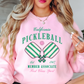 Cali Pickleball Sweatshirt | Groovy Vibes Collection | Unique Gifts for Family and Friends