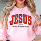 Jesus (John 14:6) Sweatshirt | Walk By Faith Collection | Unique Gifts for Family and Friends