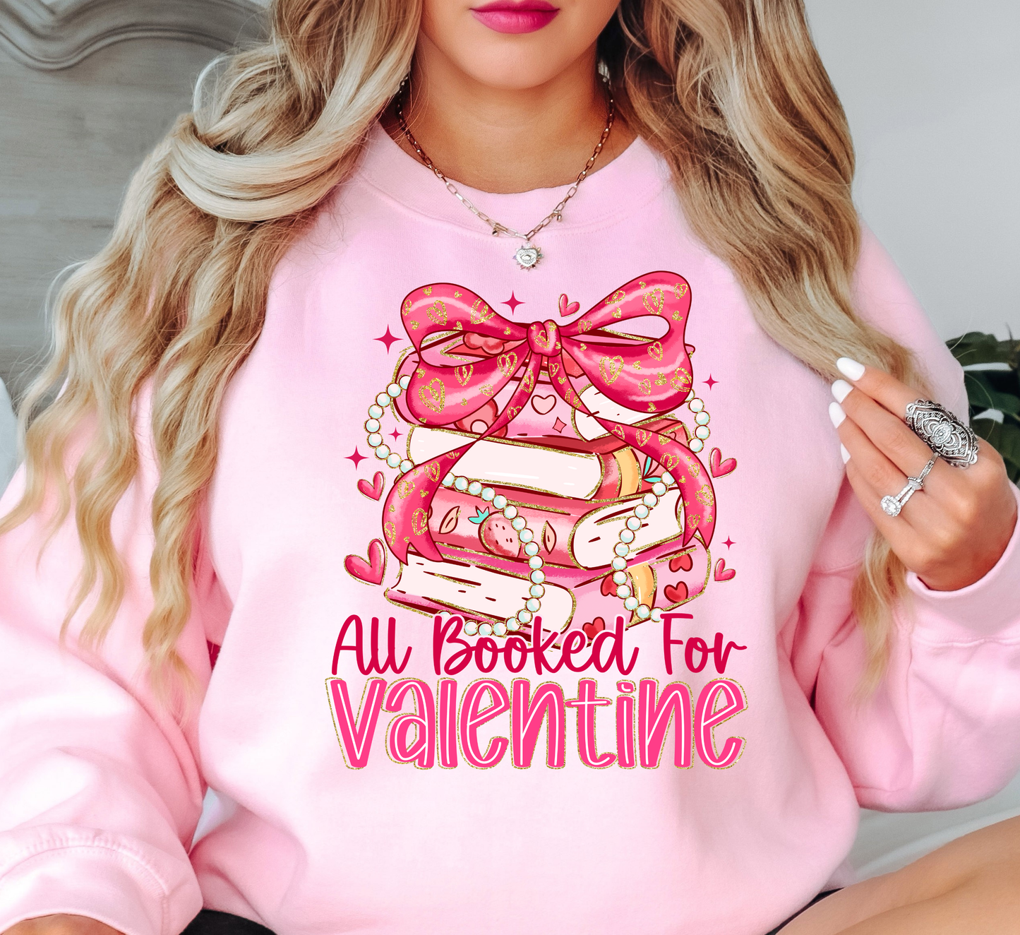 All Booked For Valentine Sweatshirt | XoXo Love Collection | Unique Gifts for Family Friends