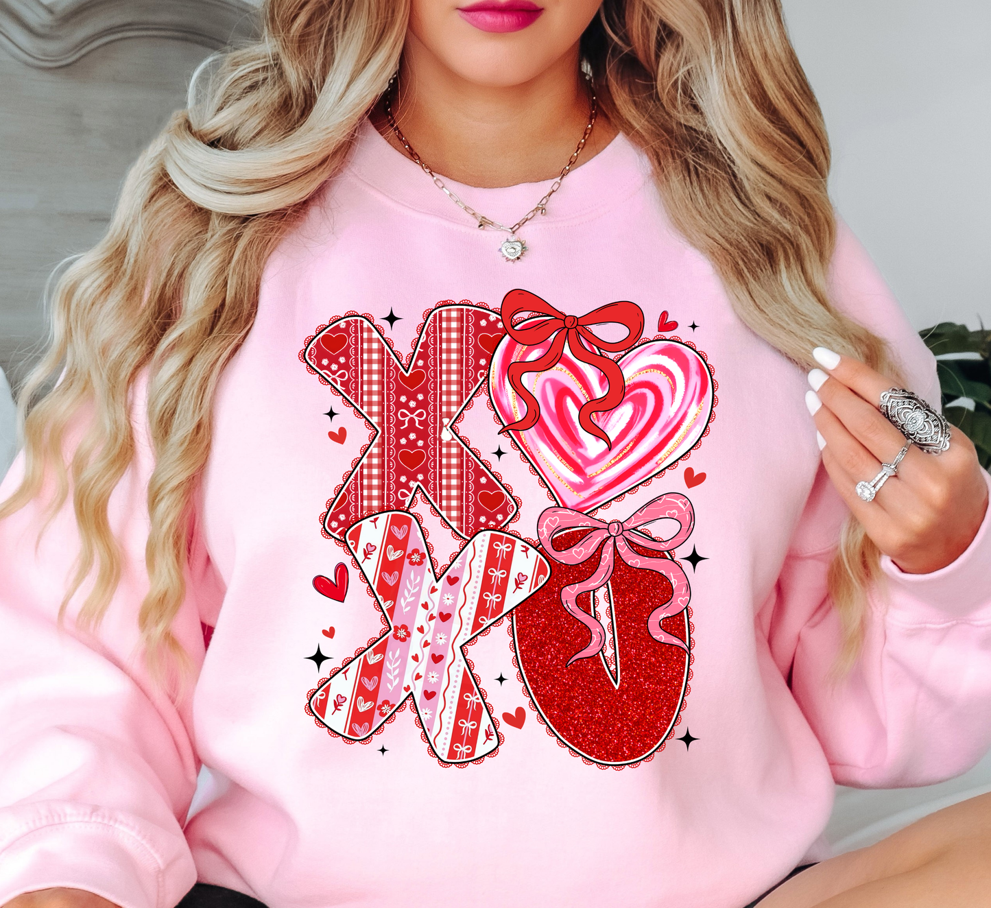 XoXo Preppy Love Sweatshirt | XoXo Love Collection | Unique Gifts for Family Friends