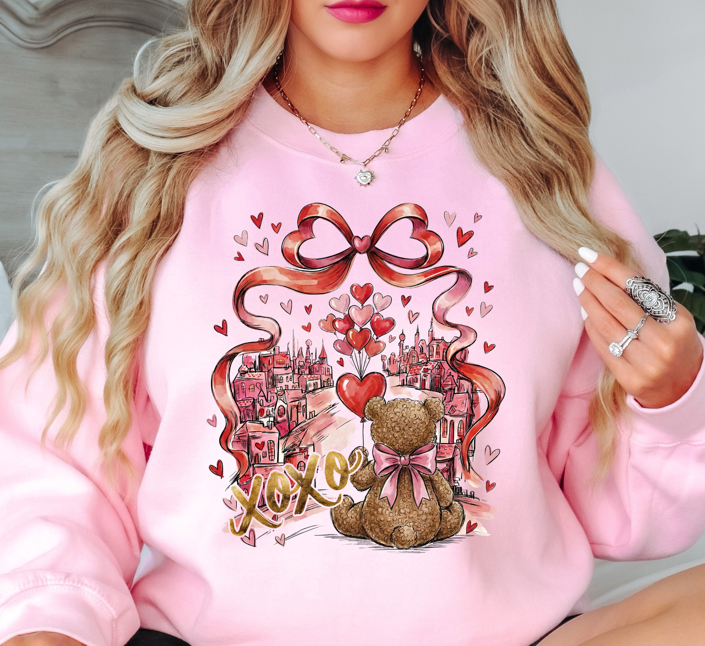 XoXo Teddy Bear Sweatshirt | XoXo Love Collection | Unique Gifts for Family Friends