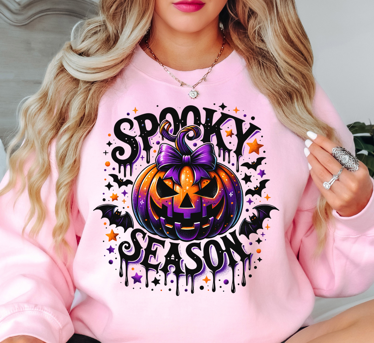 Spooky Season Sweatshirt | Boo-tiful Vibes Collection | Unique Gifts for Family Friends