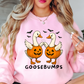 Spooky Goosebumps Sweatshirt | Boo-tiful Vibes Collection | Unique Gifts for Family Friends
