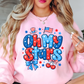Oh My Stars Sweatshirt | Stars and Stripes Collection | Unique Gifts for Family and Friends