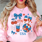 Preppy USA 1776 Sweatshirt | Stars and Stripes Collection | Unique Gifts for Family and Friends