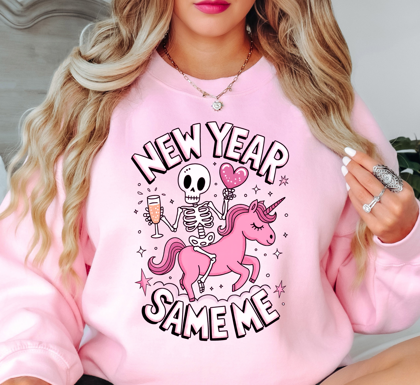 New Year Same Me Sweatshirt | New Year Magic Collection | Unique Gifts for Family Friends