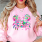 Floral Tropical Crab Sweatshirt | Beach Breeze Collection | Unique Gifts for Family Friends