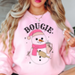 Bougie Snowman Sweatshirt | Frosty Chic Collection | Unique Gifts for Family Friends