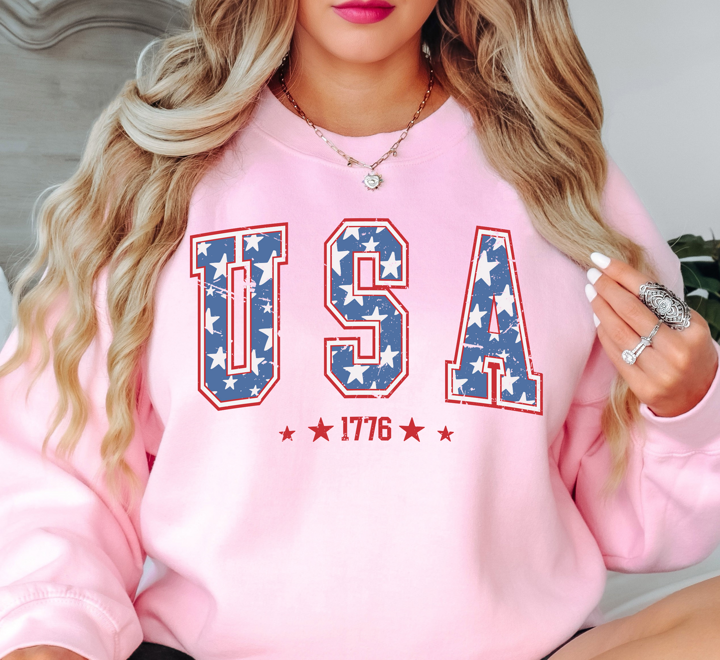 USA 1776 Sweatshirt | Stars and Stripes Collection | Unique Gifts for Family