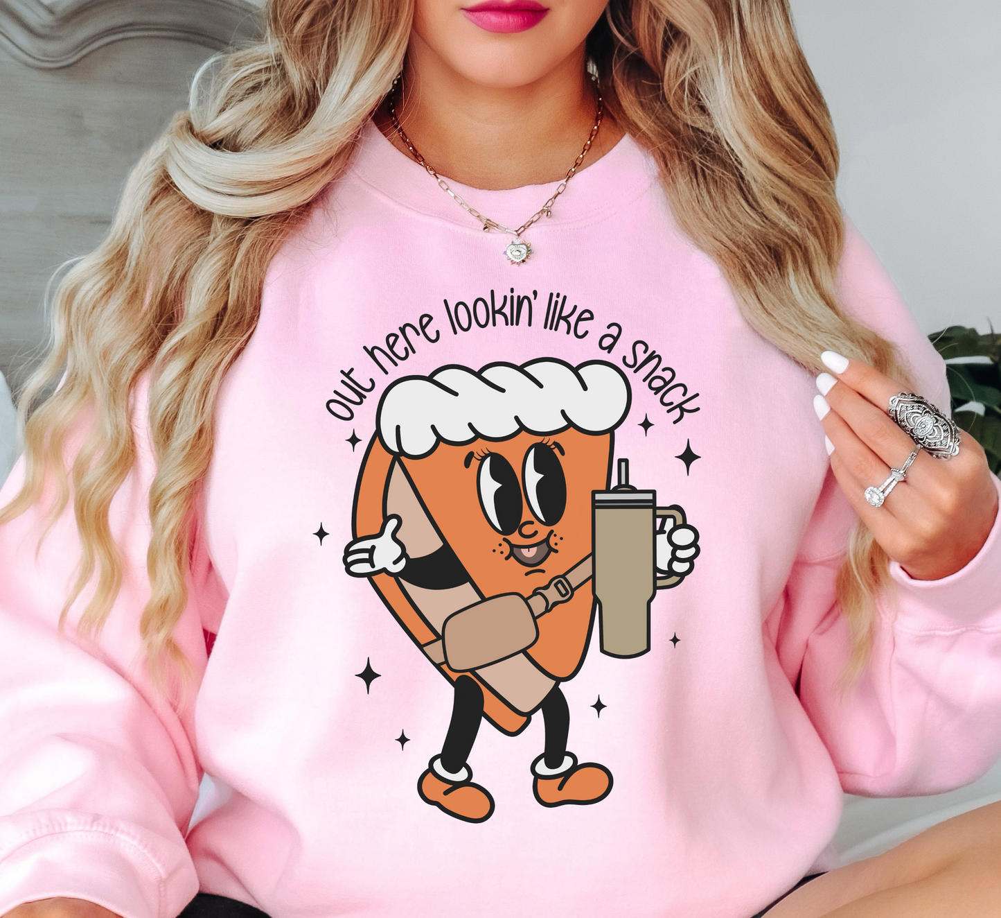 Out Here Lookin Like A Snack Pie Sweatshirt | Harvest Joy Collection | Unique Gifts for Family Friends