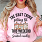 The Only Thing Getting Lit Sweatshirt | Falling For You Collection | Unique Gifts for Family Friends