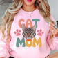 Cat Mom Love Sweatshirt | Pawsitive Vibes Collection | Unique Gifts for Family and Friends
