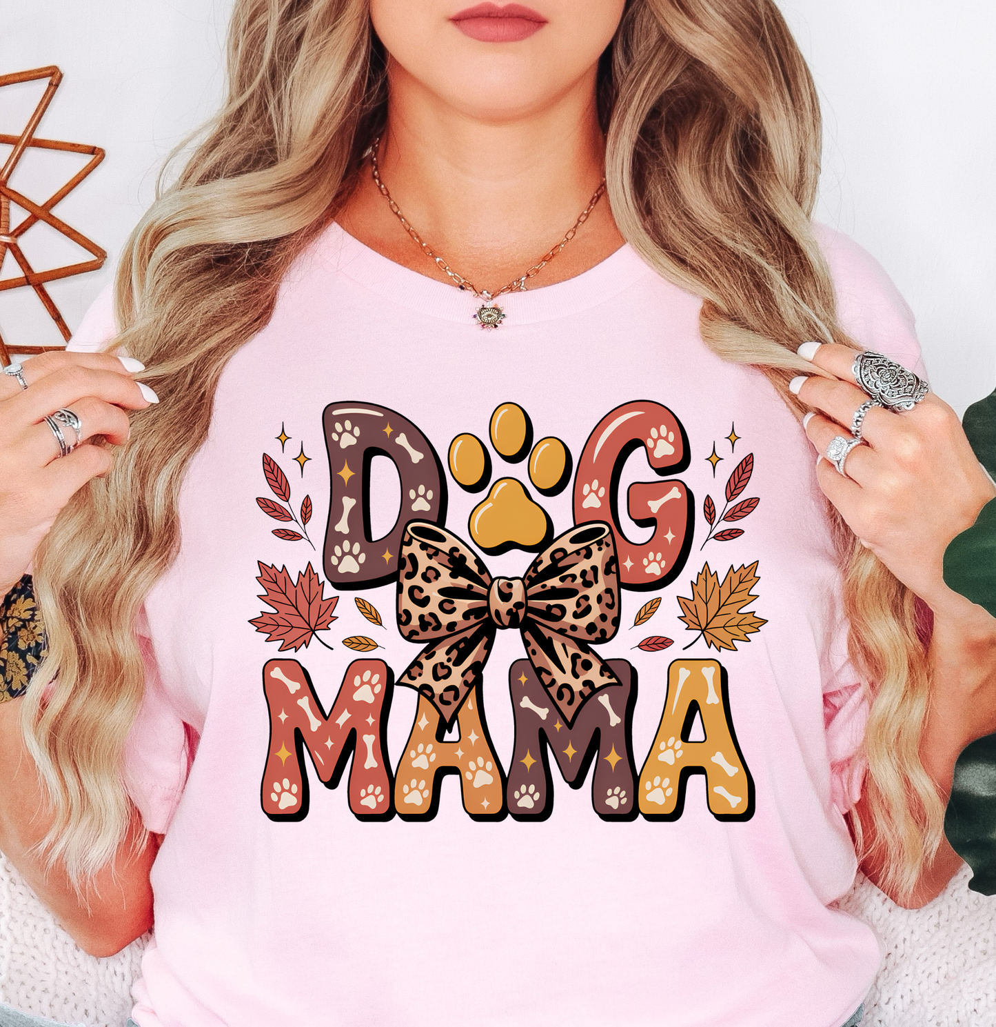 Fall Dog Mama Tee | Pawsitive Vibes Collection | Unisex Pre-Shrunk T-Shirt