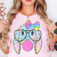 Nerdy Bunny Tee | Hoppin' Into Spring Collection | Unisex Pre-Shrunk T-Shirt