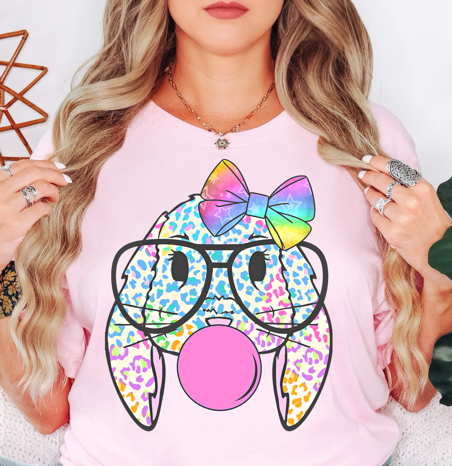 Nerdy Bunny Tee | Hoppin' Into Spring Collection | Unisex Pre-Shrunk T-Shirt