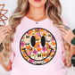 Cutie Ghost Smiley Tee | Boo-tiful Vibes Collection | Unisex Pre-Shrunk T-Shirt