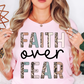 Faith Over Fear Tee | Walk By Faith Collection | Unisex Pre-Shrunk T-Shirt