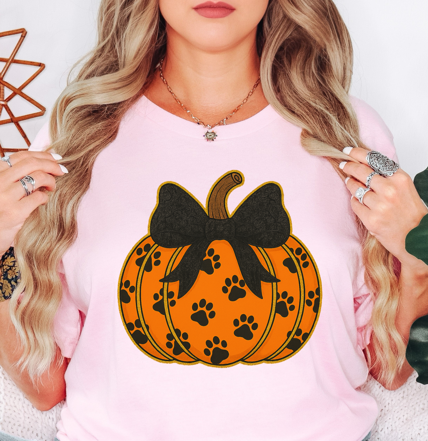 Pumpkin Filled Paws Tee | Pawsitive Vibes Collection | Unisex Pre-Shrunk T-Shirt