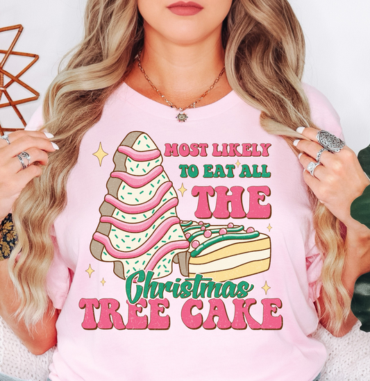 Christmas Tree Cake Tee | Tis The Season Collection | Unisex Pre-Shrunk T-Shirt