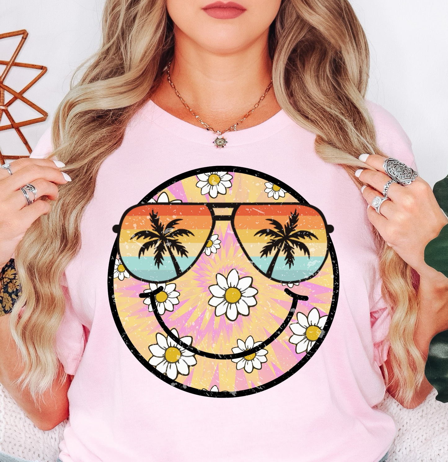 Spring Boom Smiley Tee | Spring Fling Collection | Unisex Pre-Shrunk T-Shirt