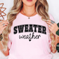 Sweater Weather Tee | Frosty Chic Collection | Unisex Pre-Shrunk T-Shirt