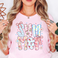 Preppy Summer Bows Tee | Beach Breeze Collection | Unisex Pre-Shrunk T-Shirt