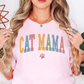 Cat Mama Tee | Pawsitive Vibes Collection | Unisex Pre-Shrunk T-Shirt