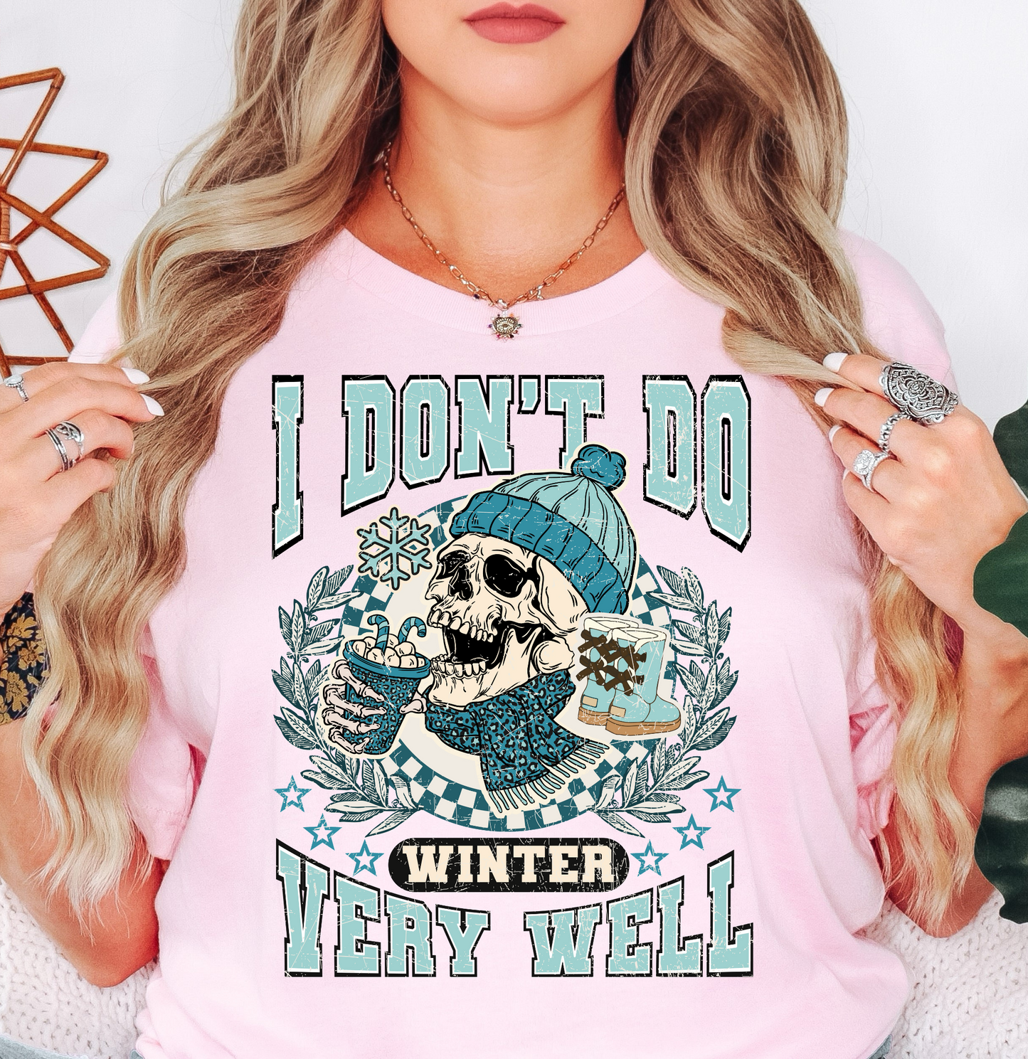 Don't Do Winter Well Tee | Frosty Chic Collection | Unisex Pre-Shrunk T-Shirt